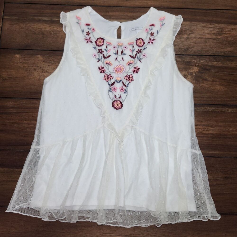 Signature 1 Studio SS 2 Layer Blouse